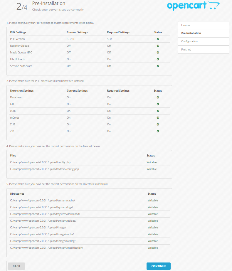 opencart step2