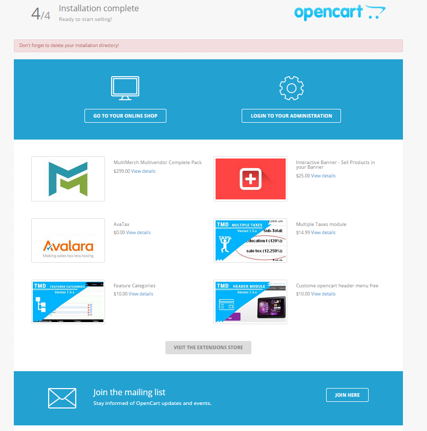 opencart step4